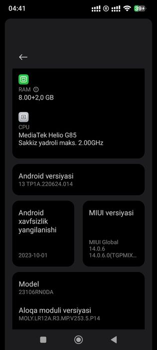 Redmi 13c 256gig 8+2operativ срочно