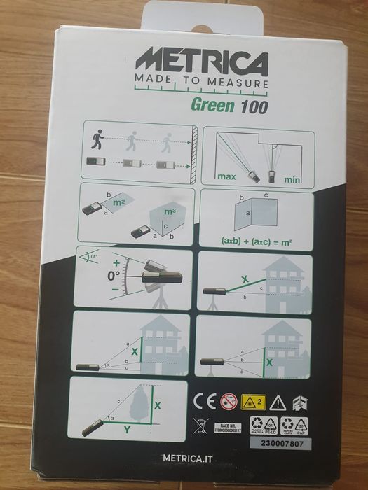 Telemetru Metrica GREEN 100