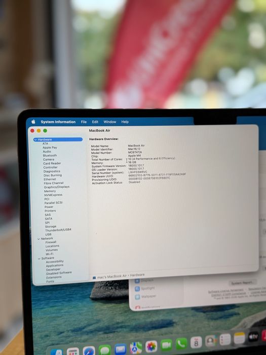Macbook Air M4 2025 13-inch 16Gb/256Gb/Baterie 100%/Garantie 12 luni @atsgsm.ro