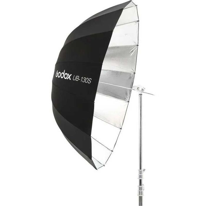 Umbrelă Parabolică Godox UB-130S (130cm) + Difuzie – Stare Foarte Bună