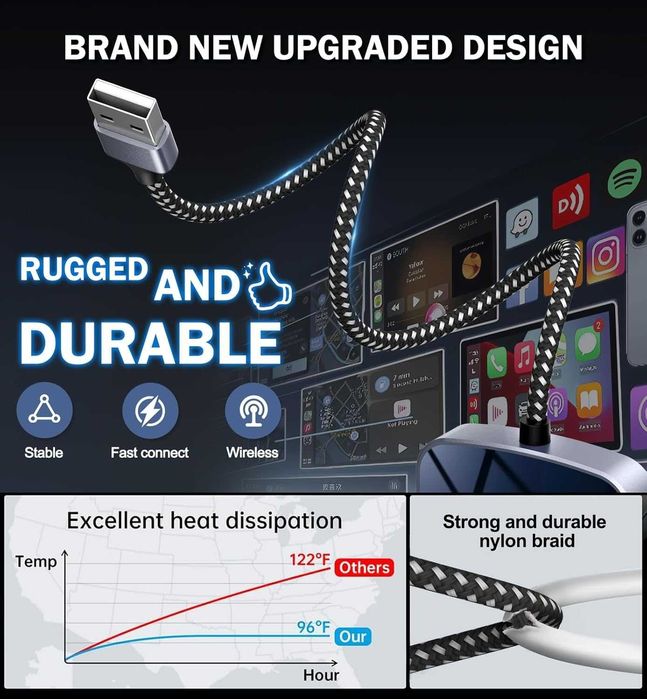 Безжичен адаптер за Android Auto