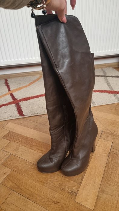 Cizme dama lungi din piele naturala 37