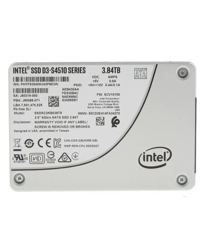 Sata lll Intel SSD 3,84 Tb ссд диск Интел сата 3