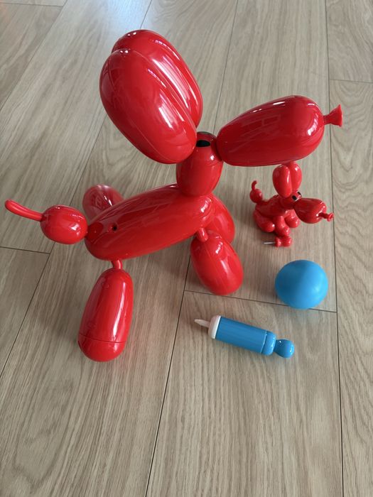 Catel balon interactiv, Squeakee dog + pui de catel