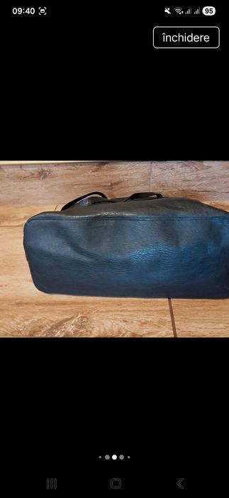 Geanta piele naturala h& m