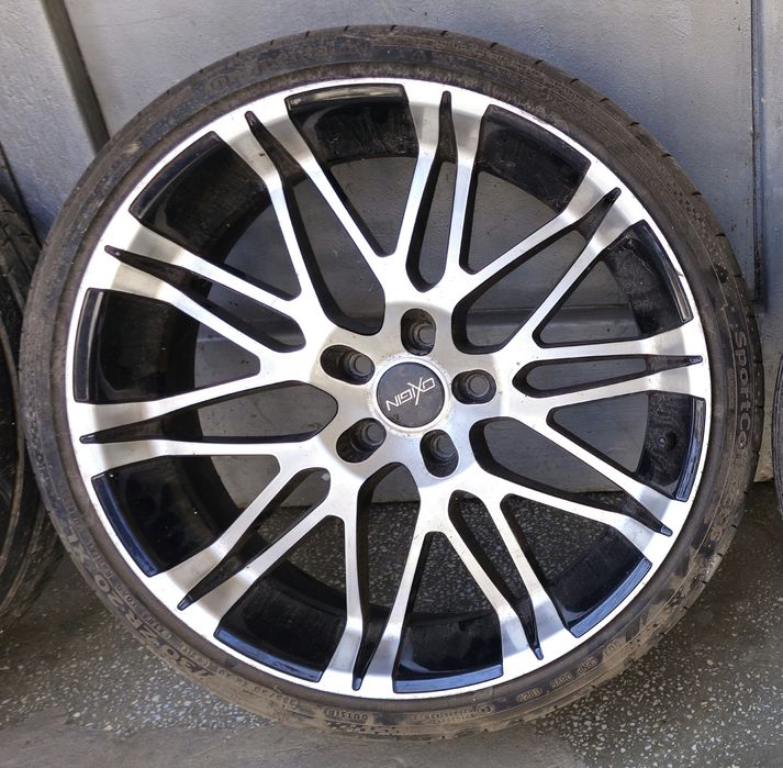 Ocazie! Cel mai ieftin de pe tara!  Set 4 Jante  oxigin model deosebit  20" inch + cauciucuri impecabile continental