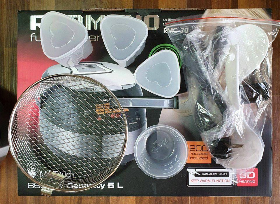 Доставка! Мультиварка elektricheskiy Redmond /Kitchen multivarka RMC70