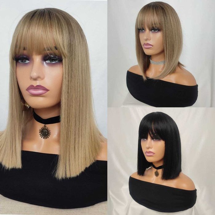 Женские парики удлиненное каре