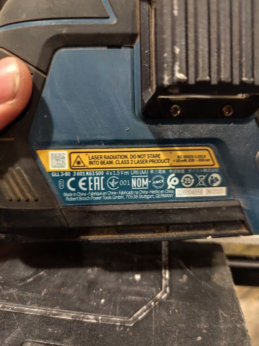 360° лазерен нивелир Бош Bosch GLL 3-80100% оригинал