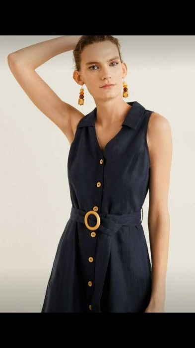 Сарафан Mango лен