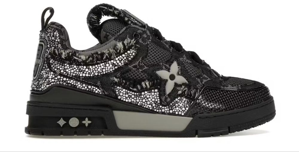 Lv Black Swarovski Monogran