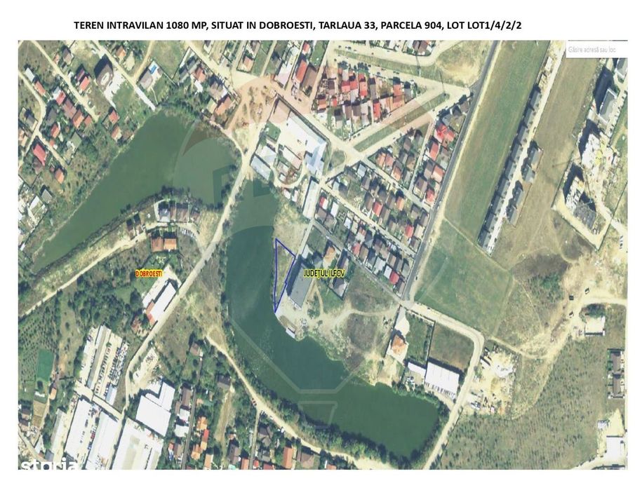 Teren intravilan de vânzare | zona Dobroești | Str. Nicolae Bălcescu