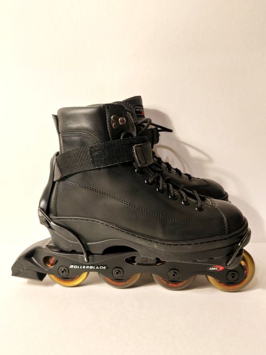 Role ROLLERBLADE Vintage Leather – mărime 41Made in Italy – Piele Nea