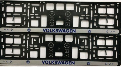 Suport Numar Personalizate AUDI VW SKODA Mercedes Dacia OPEL SET 2BUC