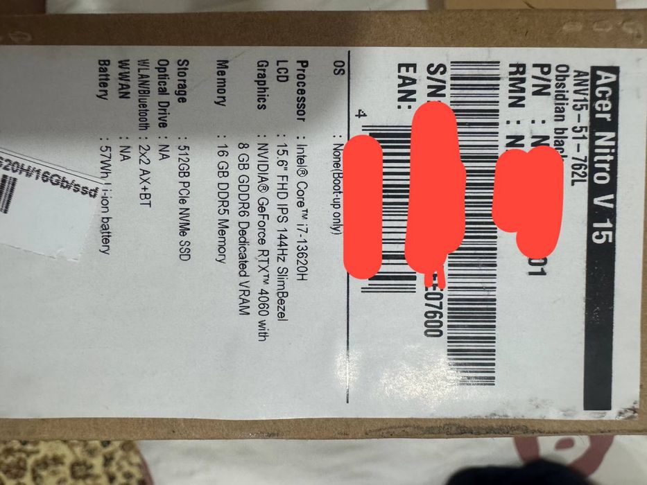 Acer Nitro V15 Obsidian