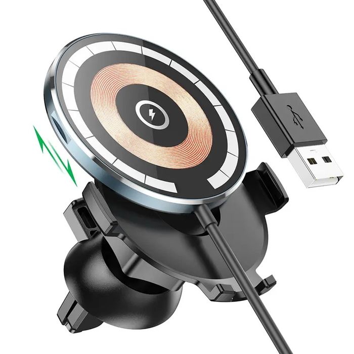 Hoco CW42 Магнитный Авто Держатель MagSafe 15W For iPhone 15