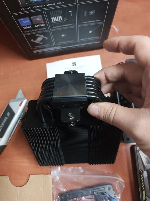 Cooler cpu display custom Thermalright Burst Assasin 120 Vision black