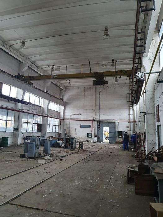 Hala de închiriat spatiu, Pod rulant,Hala producție, Depozitare