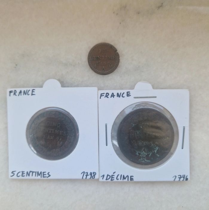 Lot monede Franta (Revolutia Franceza)