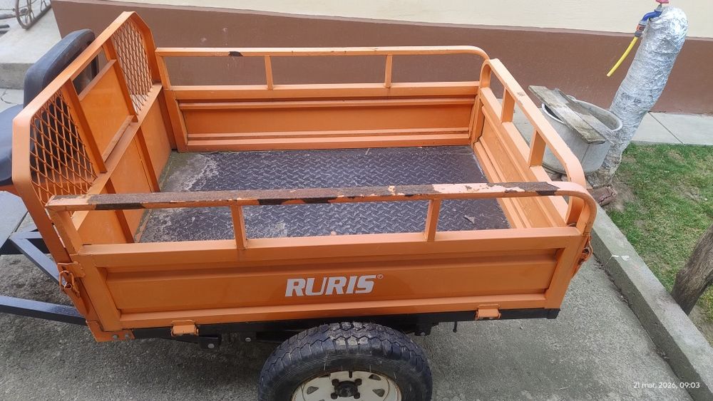 Remorcă pentru motocultor marca RURIS