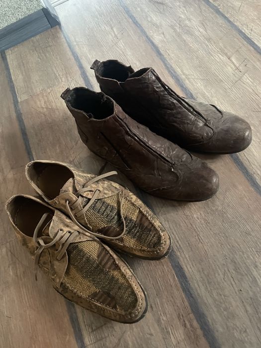 Мъжки боти естествена кожа