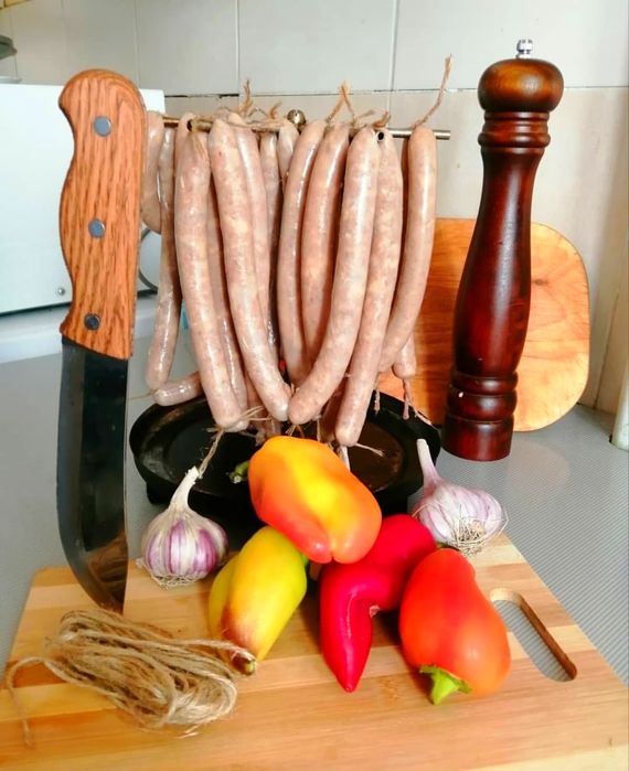 Охотничье колбаски, домашние