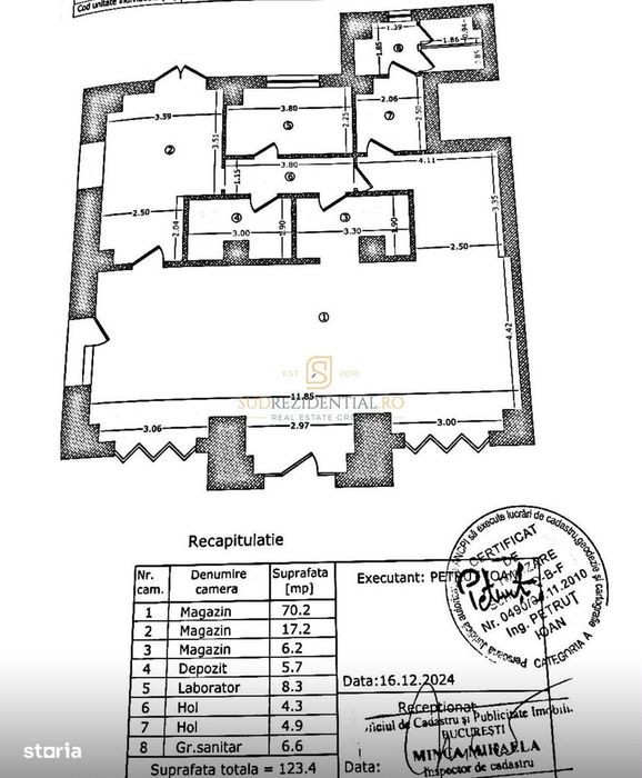Spațiu comercial de vânzare | Chiriaș Mega Image, zona Decebal