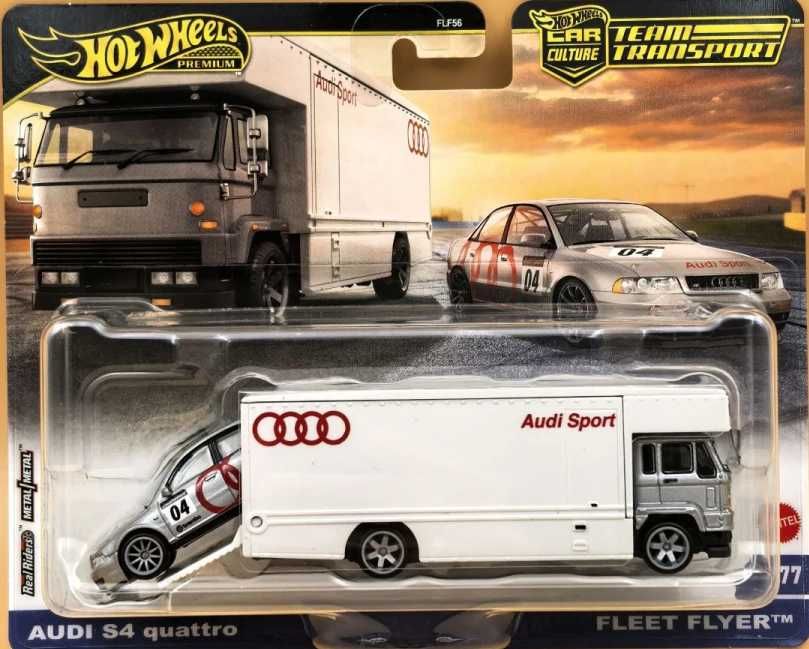 Audi S4 quattro Team Transport Fleet Flyer Hot Wheels