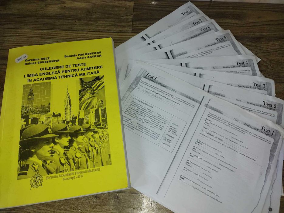 Culegere teste limba engleza pentru academia militara