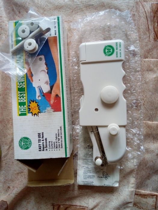 Мини шевна машина за шиене електрическа с батерии