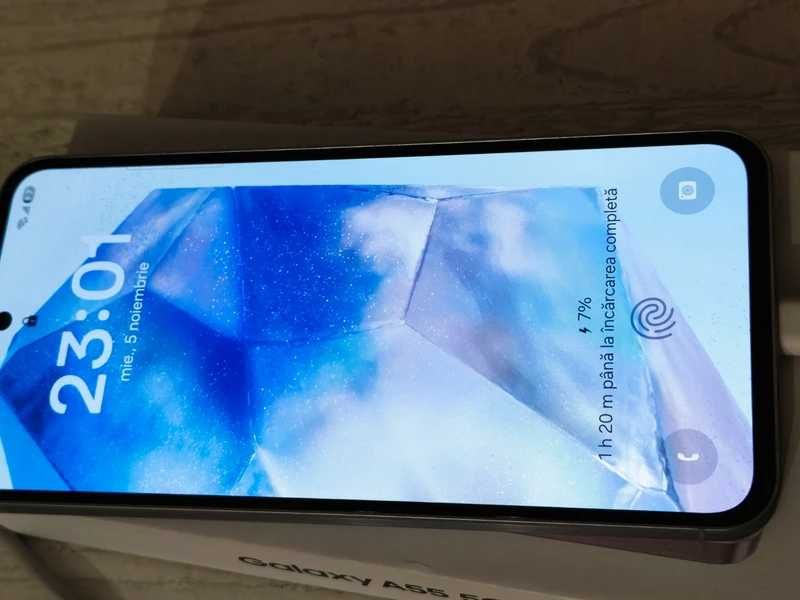 Telefon mobil Samsung Galaxy A55, Dual SIM, 8GB,256GB,5G,Awesome Lilac