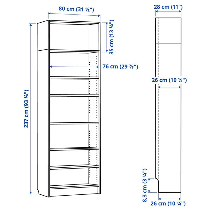 Библиотека IKEA BILLY