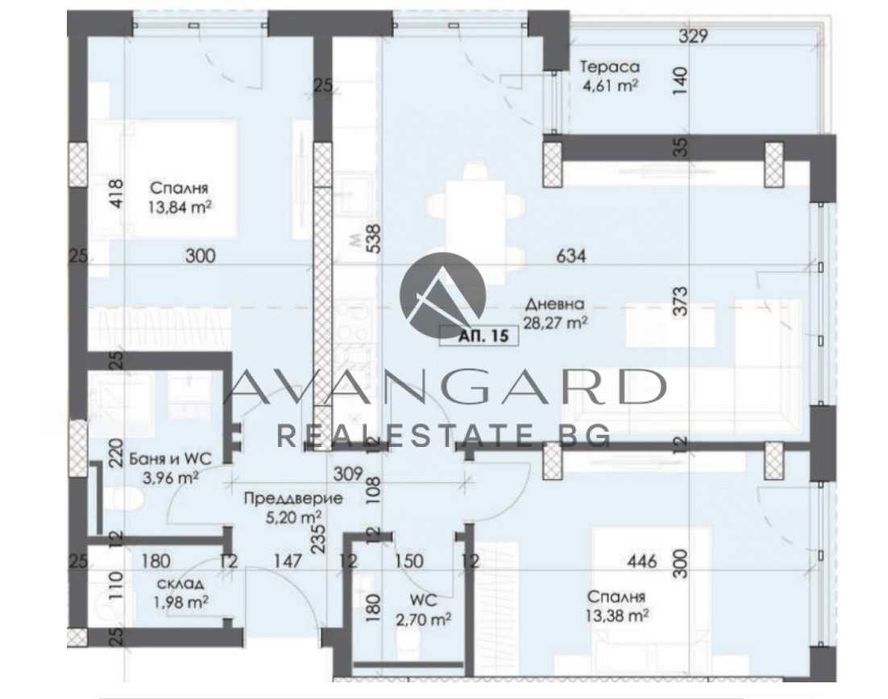 оф.24365 АКТ 14! Тристаен изгодна цена/ Тракия
