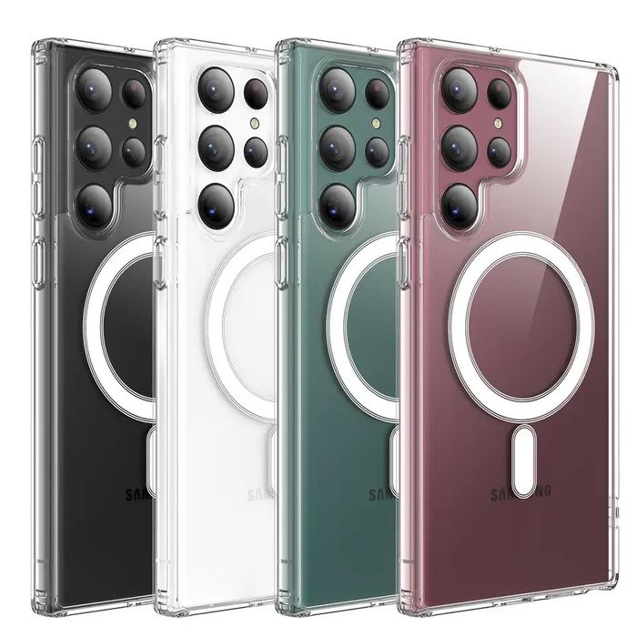 Samsung S23/S24/S25/S26 PLUS/ULTRA FE Husa Clear TPU Incarcare Magneti