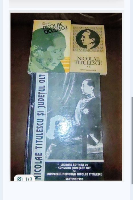 Album și cărți Nicolae Titulescu