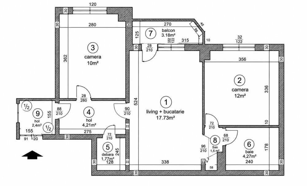 Apartament 2 dormitoare / Dorobanți /renovat&mobilat /vedere spate, Sud ,liniste/ an 1984/ proprietar