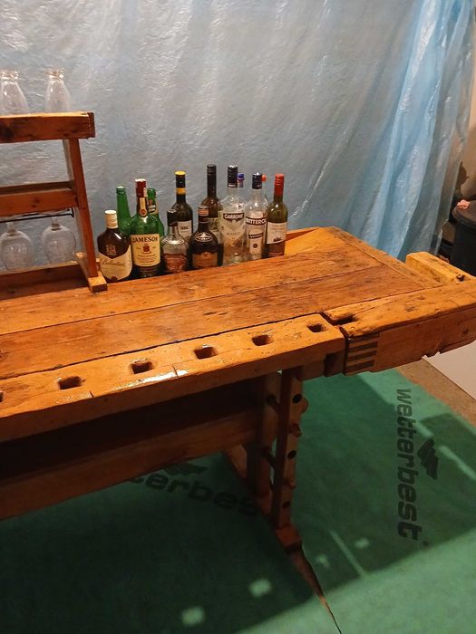 Vand banc de lucru tamplarie, cu posibilitate de utilizare ca bar