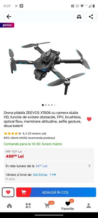 Drona cu cameră XT606