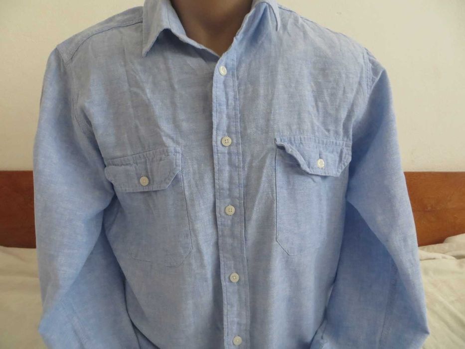 Мъжки ризи с дълъг ръкав от лен