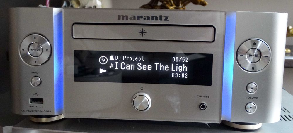 Receiver Marantz MCR611, Wi-Fi,DAB,CD, Internet radio, Bluetooth, USB,