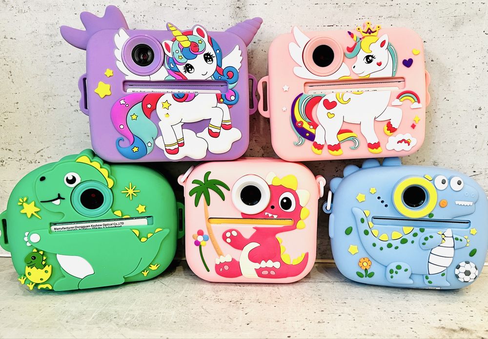 НОВ Детски фотоапарат с моментален печат (принтер)