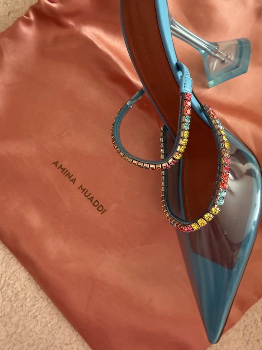 Обувки- Amina Muaddi оригинал