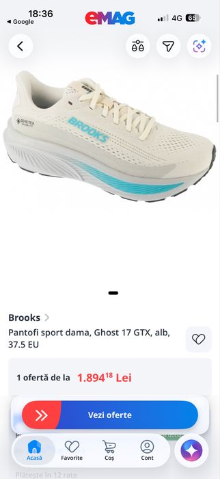 Adidasi sport Brooks Max 2 GTX pentru alergare/fitness