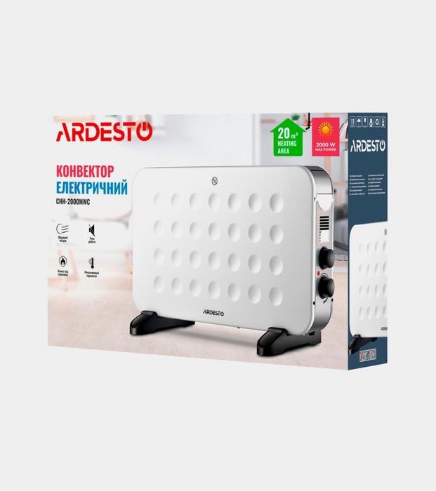 Обогреватель электрический конвектор Ardesto CHH-2000MWC