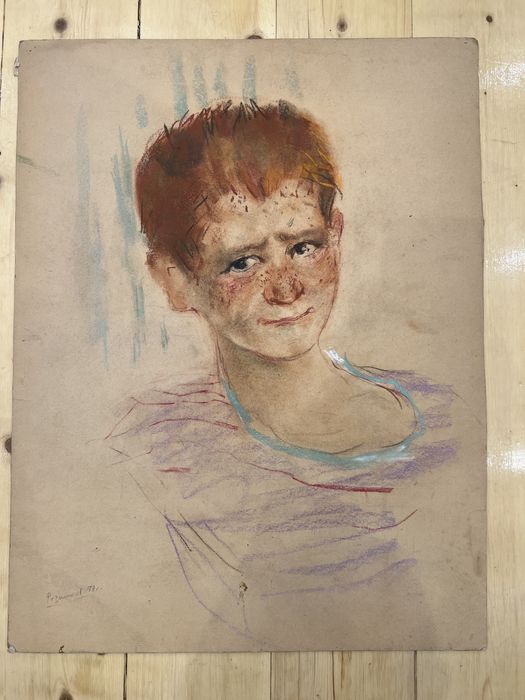 Мальчик . Резников Л . И . 1979г