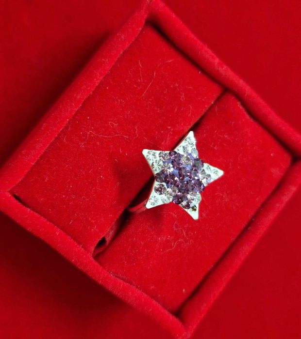 AG195,inel argint 925,nou/marcat, zirconii degrade, reducere 20%