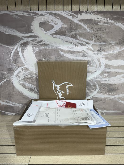 Christian Louboutin High Black Silver Accents