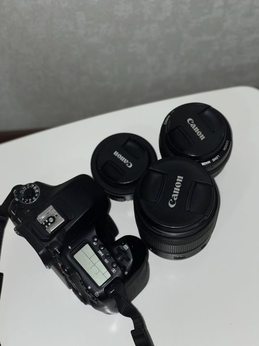 CANON EOS 80D + 3 объектива