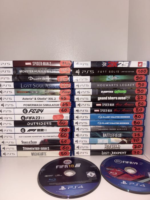 Vand jocuri pentru PlayStation 5 si PlayStation 4