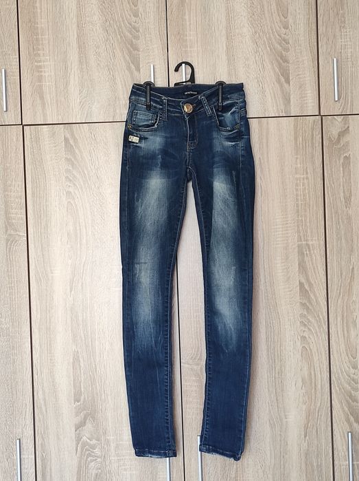 Детски дънки за момиче Emporio Armani